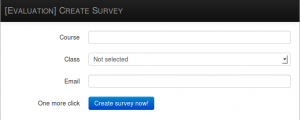 Step: Create 1-click survey (A)