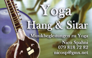 Yoga, Hang & Sitar: Musikbegleitungen von Nico Spahni